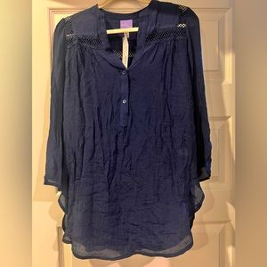 Market and Spruce, light weigh quarter length sleeve top